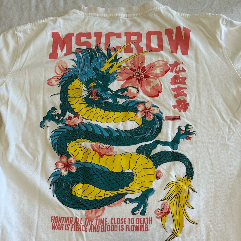 MSICROW Graphic Dragon T-Shirt